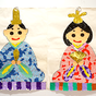 ひな祭りの桜もちづくり